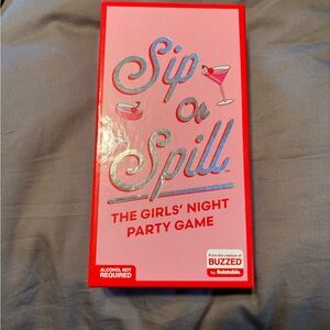 Sip Or Spill party game